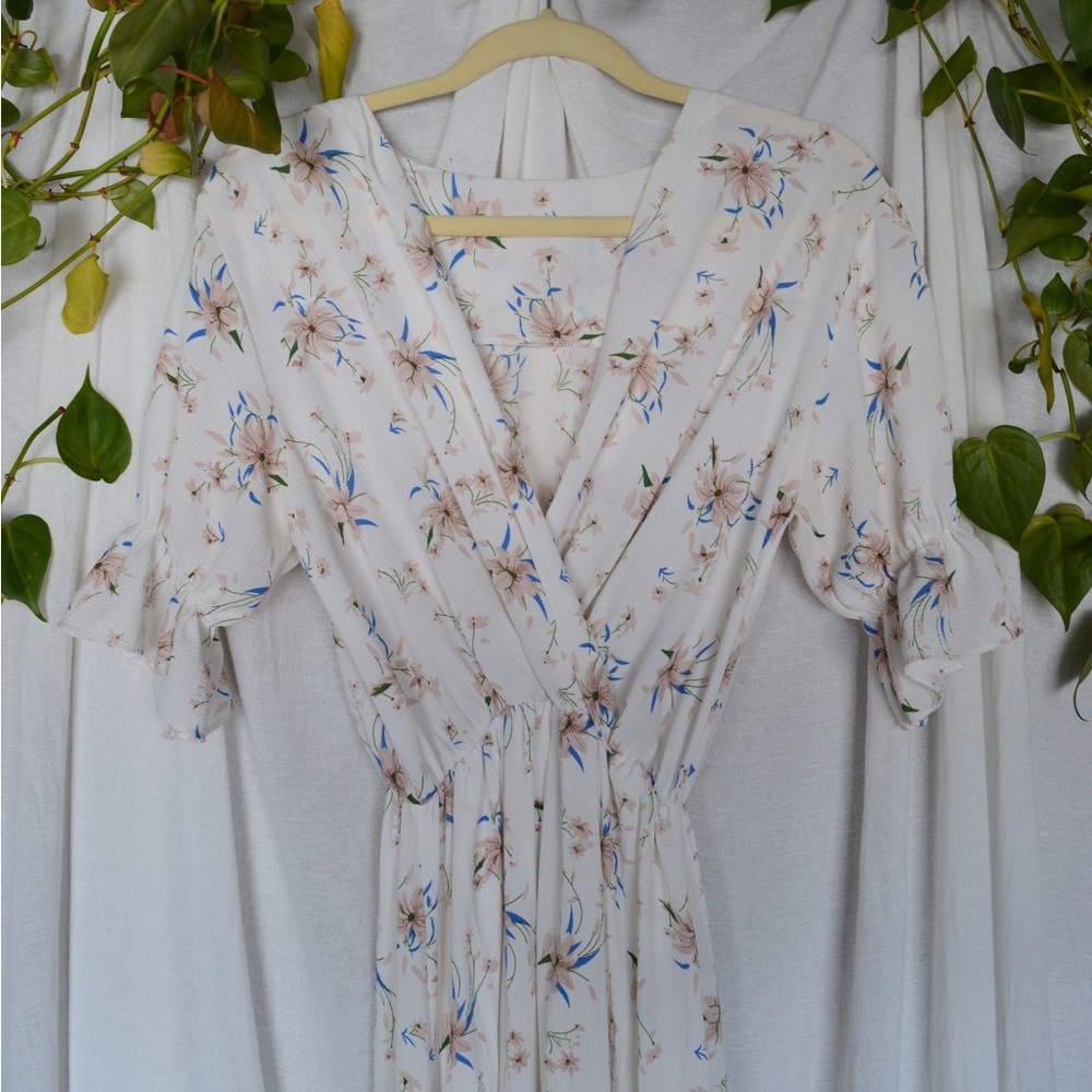 Lovely hand sewn Floral dress only worn once